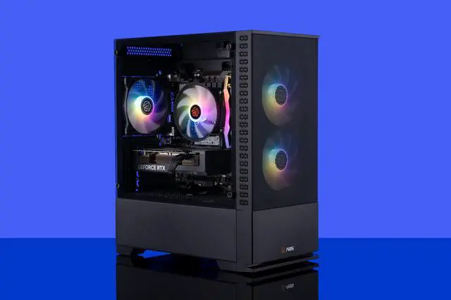Alt view image 8 of 8 - ABS Cyclone Aqua Gaming PC - Windows 11 - Intel i5 13400F - GeForce RTX 4070 12GB - DLSS 3 - AI-Powered Performance - 32GB DDR5 6000MHz - 1TB M.2 NVMe SSD - CA13400F4070