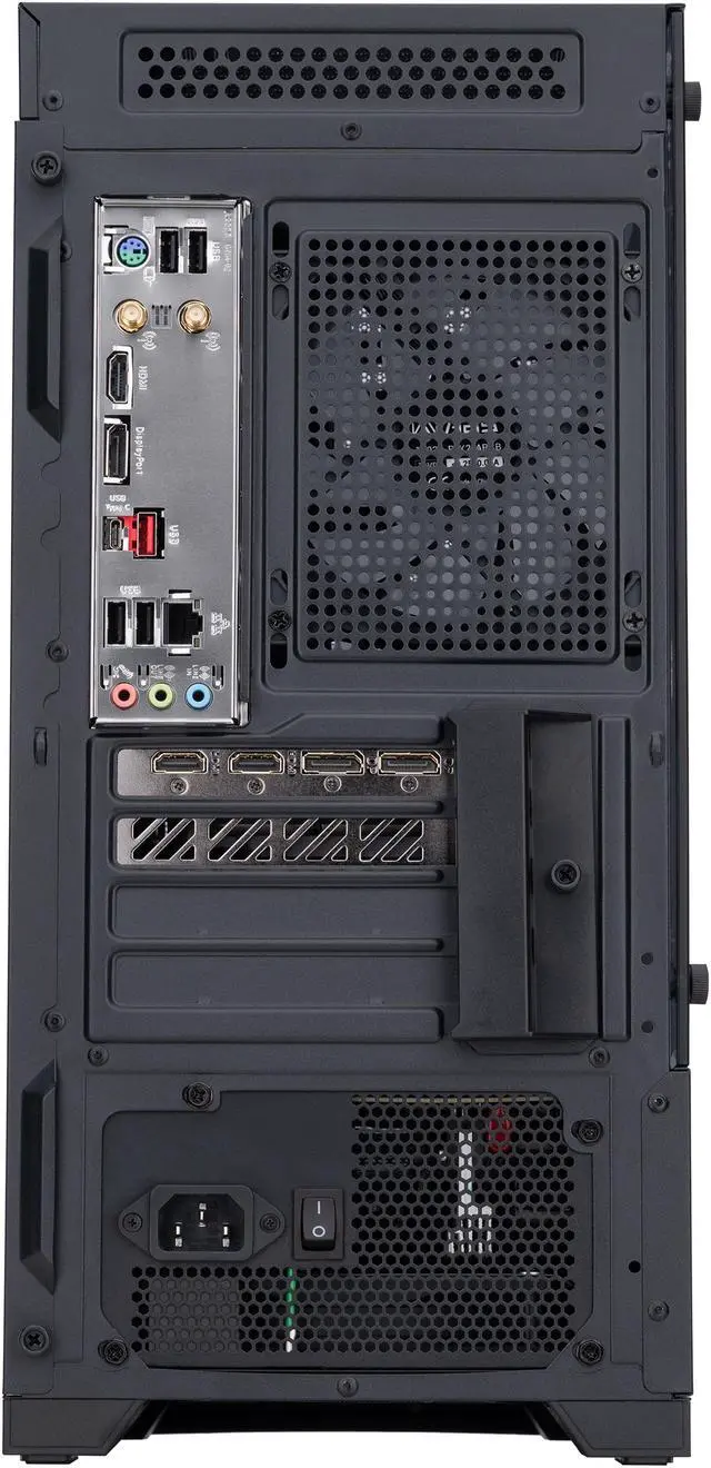 Alt view image 4 of 7 - ABS Cyclone Aqua Gaming PC - Windows 11 - Intel i7 13700F - GeForce RTX 4060 Ti 8GB - DLSS 3.5 - AI-Powered Performance - 32GB DDR5 6000MHz - 1TB M.2 NVMe SSD - CA13700F4060TI