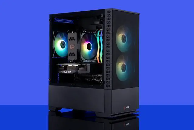 Alt view image 8 of 8 - ABS Cyclone Aqua Gaming PC - Windows 11 - Intel i7 14700F - GeForce RTX 4070 - DLSS 3.5 - AI-Powered Performance - 32GB DDR5 6000MHz - 1TB M.2 NVMe SSD - CA14700F4070