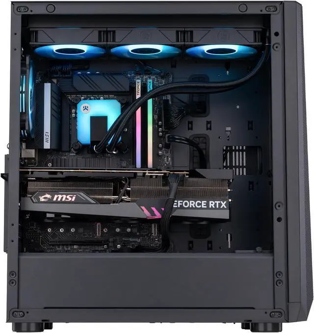Alt view image 3 of 8 - ABS Kaze Aqua Gaming PC - Intel i9 13900K - GeForce RTX 4090 24GB GDDR6X - DLSS 3.5 - AI-Powered Performance - 32GB DDR5 6000MHz - 2TB M.2 NVMe SSD - KA13900K4090