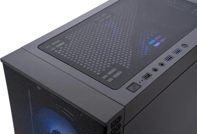 Alt view image 4 of 8 - ABS Cyclone Aqua Gaming PC Powered by Asus – Windows 11 - Intel i7 13700F – GeForce RTX 4070– DLSS 3 - AI-Powered Performance - 32GB DDR5 6000MHz - 1TB M.2 NVMe SSD - CA13700F4070PBA