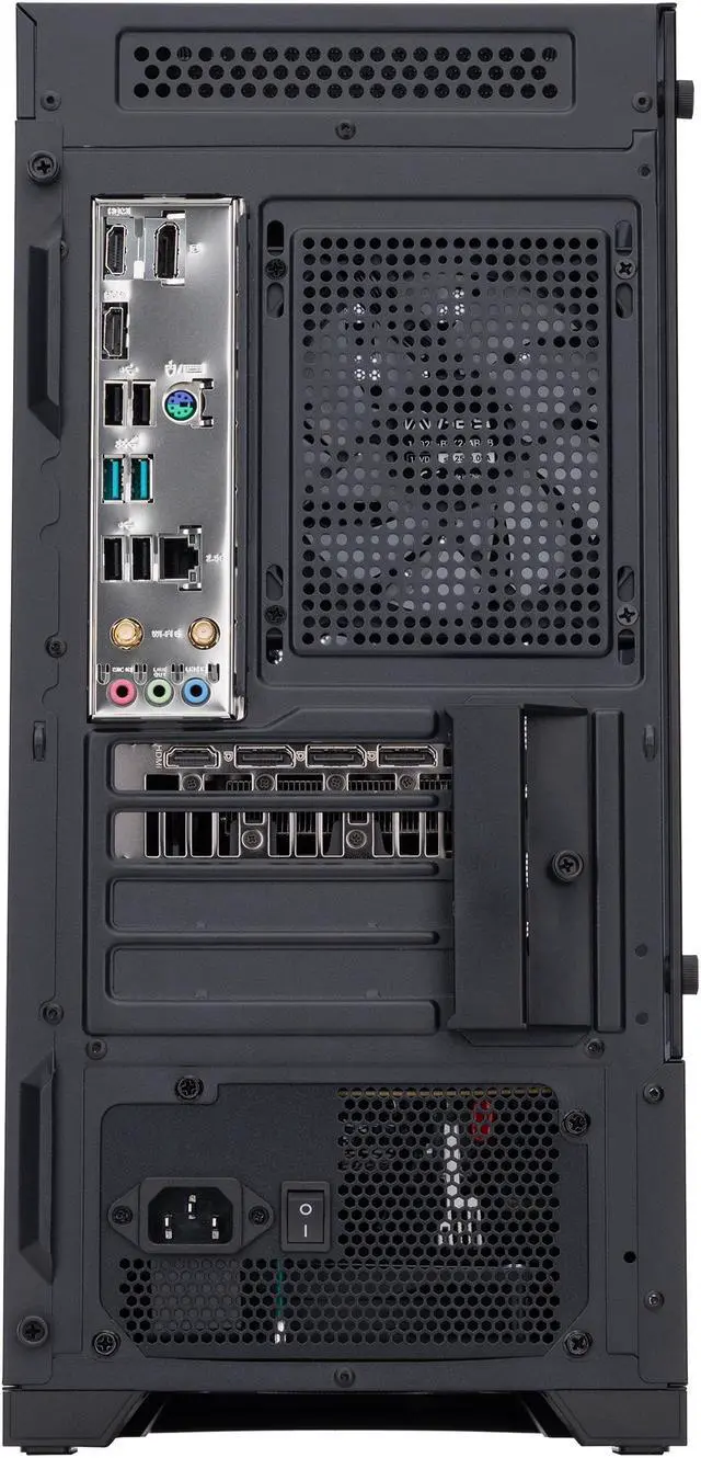 Alt view image 5 of 8 - ABS Cyclone Aqua Gaming PC Powered by Asus – Windows 11 - Intel i7 13700F – GeForce RTX 4070– DLSS 3 - AI-Powered Performance - 32GB DDR5 6000MHz - 1TB M.2 NVMe SSD - CA13700F4070PBA