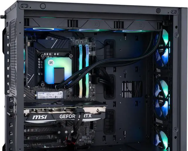 Alt view image 6 of 8 - ABS Kaze Aqua Gaming PC - Windows 11 - Intel I7 14700KF - GeForce RTX 4070 Super - DLSS 3.5 - AI-Powered Performance - 32GB DDR5 6000MHz - 1TB M.2 NVMe SSD - KA14700KF4070S