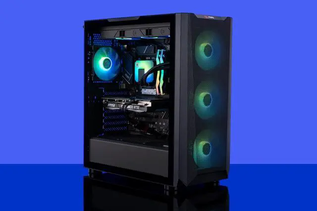 Alt view image 8 of 8 - ABS Kaze Aqua Gaming PC - Windows 11 - Intel I7 14700KF - GeForce RTX 4070 Super - DLSS 3.5 - AI-Powered Performance - 32GB DDR5 6000MHz - 1TB M.2 NVMe SSD - KA14700KF4070S