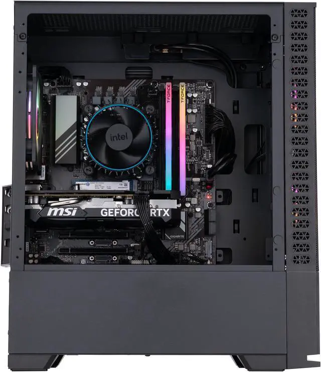 Alt view image 3 of 8 - ABS Cyclone Aqua Gaming PC - Windows 11 - Intel i5 14400F - GeForce RTX 4060 - DLSS 3.5 - AI-Powered Performance - 32GB DDR5 6000MHz - 1TB M.2 NVMe SSD - CA14400F4060