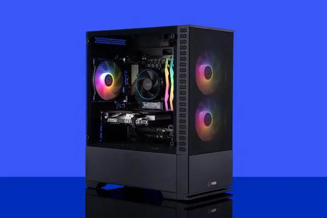 Alt view image 8 of 8 - ABS Cyclone Aqua Gaming PC - Windows 11 - Intel i5 14400F - GeForce RTX 4060 - DLSS 3.5 - AI-Powered Performance - 32GB DDR5 6000MHz - 1TB M.2 NVMe SSD - CA14400F4060