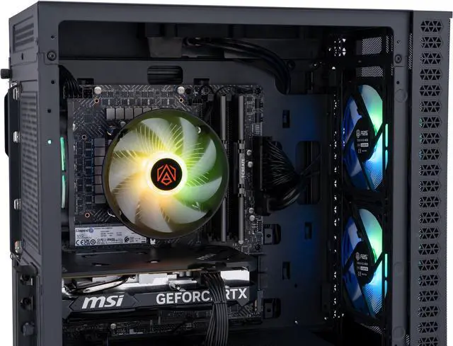 Alt view image 6 of 8 - ABS Cyclone Aqua Gaming PC - Windows 11 - Intel i5 13400F - GeForce RTX 4060 8GB - DLSS 3.5 - AI-Powered Performance - 32GB DDR4 3200MHz - 1TB M.2 NVMe SSD - CA13400F4060