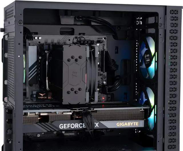 Alt view image 6 of 8 - ABS Cyclone Aqua Gaming PC - Windows 11 - Intel i5 13400F - GeForce RTX 4070 12GB - DLSS 3.5 - AI-Powered Performance - 32GB DDR5 6000MHz - 1TB M.2 NVMe SSD - CA13400F4070