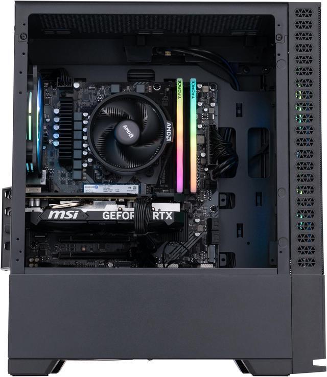 Alt view image 3 of 8 - ABS Cylone Ruby Gaming PC – Windows 11 – Ryzen 5 7600 – GeForce RTX 4060 – DLSS 3 - AI-Powered Performance - 32GB DDR5 6000MHz - 1TB M.2 NVMe SSD – CR76004060