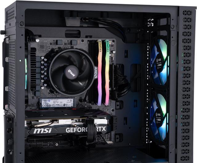 Alt view image 6 of 8 - ABS Cylone Ruby Gaming PC – Windows 11 – Ryzen 5 7600 – GeForce RTX 4060 – DLSS 3 - AI-Powered Performance - 32GB DDR5 6000MHz - 1TB M.2 NVMe SSD – CR76004060