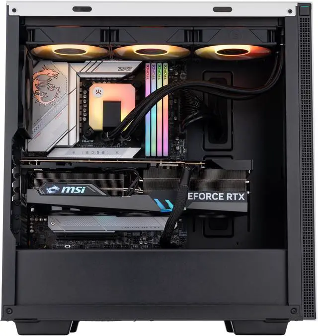 Alt view image 3 of 8 - ABS Vortex Aqua Pro AI PC - Windows 11 Pro - Intel i9 14900KF - GeForce RTX 4090 - DLSS 3.5 - AI-Powered Performance - 128GB DDR5 6000MHz - 2x2TB M.2 NVMe SSD - ABSAI14900KF4090