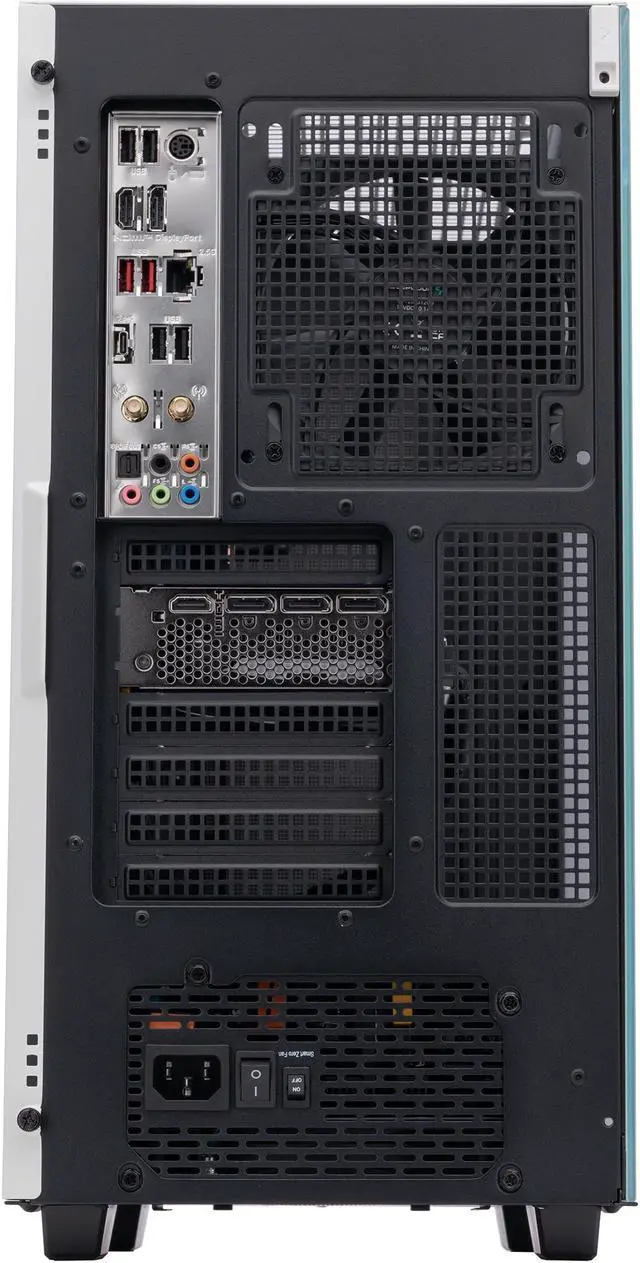 Alt view image 5 of 8 - ABS Vortex Aqua Premium AI PC - Windows 11 Pro - Intel i5 14400F - GeForce RTX 4070 Super - DLSS 3.5 - AI-Powered Performance -32GB DDR5 6000MHz - 1TB M.2 NVMe SSD + 1TB M.2 NVMe SSD -ABSAI14400F4070S