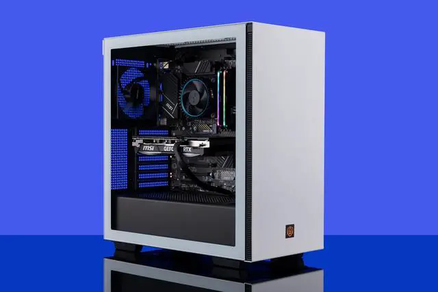 Alt view image 8 of 8 - ABS Vortex Aqua Premium AI PC - Windows 11 Pro - Intel i5 14400F - GeForce RTX 4070 Super - DLSS 3.5 - AI-Powered Performance -32GB DDR5 6000MHz - 1TB M.2 NVMe SSD + 1TB M.2 NVMe SSD -ABSAI14400F4070S