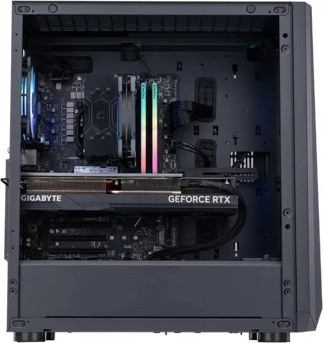 Alt view image 3 of 8 - ABS Kaze Aqua Gaming PC – Windows 11 – Intel i7 14700F – GeForce RTX 4080 Super – DLSS 3.5 - AI-Powered Performance - 32GB DDR5 6000MHz - 1TB M.2 NVMe SSD – KA14700F4080S