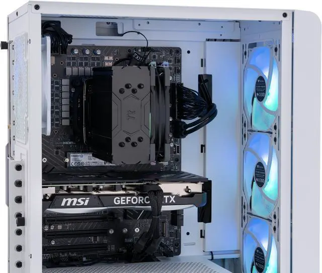 Alt view image 6 of 8 - ABS Stratos Aqua Gaming PC – Windows 11 – Intel i7 14700F – GeForce RTX 4070 Super – DLSS 3 - AI-Powered Performance - 32GB DDR5 6000MHz - 1TB M.2 NVMe SSD – SA14700F4070S2