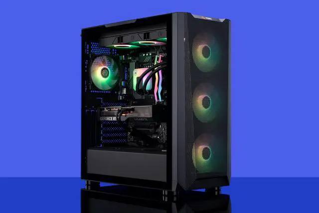 Alt view image 8 of 8 - ABS Kaze Aqua Gaming PC – Windows 11 – Intel i7 14700KF – GeForce RTX 4070 TI Super – DLSS 3 - AI-Powered Performance - 32GB DDR5 6000MHz - 1TB M.2 NVMe SSD – KA14700F4070TIS