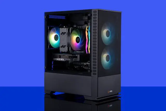 Alt view image 8 of 8 - ABS Cyclone Aqua Gaming PC - Windows 11 - Intel i5 14600KF - GeForce RTX 4060 Ti - DLSS 3.5 - AI-Powered Performance - 32GB DDR5 6000MHz - 1TB M.2 NVMe SSD - CA14600KF4060TI