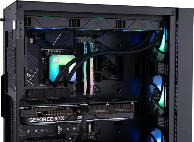 Alt view image 6 of 8 - ABS Eurus Aqua Gaming PC - Windows 11 - Intel i9 14900KF - GeForce RTX 4070 TI Super - DLSS 3.5 - AI-Powered Performance - 32GB DDR5 6000MHz - 1TB M.2 NVMe SSD - EA14900KF4070Ti2