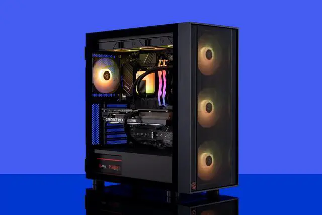 Alt view image 8 of 8 - ABS Eurus Aqua Gaming PC - Windows 11 - Intel i9 14900KF - GeForce RTX 4070 TI Super - DLSS 3.5 - AI-Powered Performance - 32GB DDR5 6000MHz - 1TB M.2 NVMe SSD - EA14900KF4070Ti2
