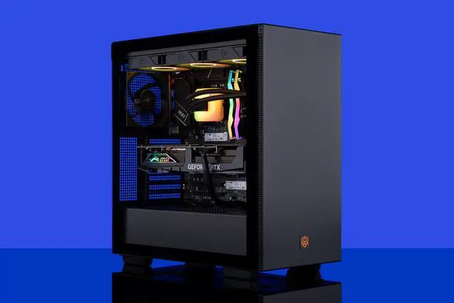 Alt view image 8 of 8 - ABS Vortex Aqua Expert AI PC - Windows 11 Pro - Intel i7 14700F - GeForce RTX 4080 Super - DLSS 3 - AI-Powered Performance - 64GB DDR5 6000MHz - 1TB M.2 NVMe SSD + 2TB M.2 NVMe SSD - ABSAI14700F4080S2