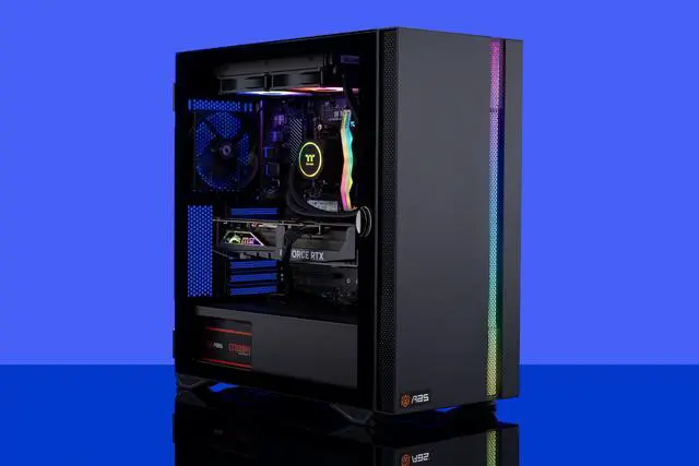 Alt view image 8 of 8 - ABS Vortex-X Ruby Gaming PC - Windows 11 Home - Ryzen 7 7700X - GeForce RTX 4080 Super - DLSS 3.5 - AI-Powered Performance - 32GB DDR5 6000MHz - 1TB M.2 NVMe SSD - VXR7700X4080S
