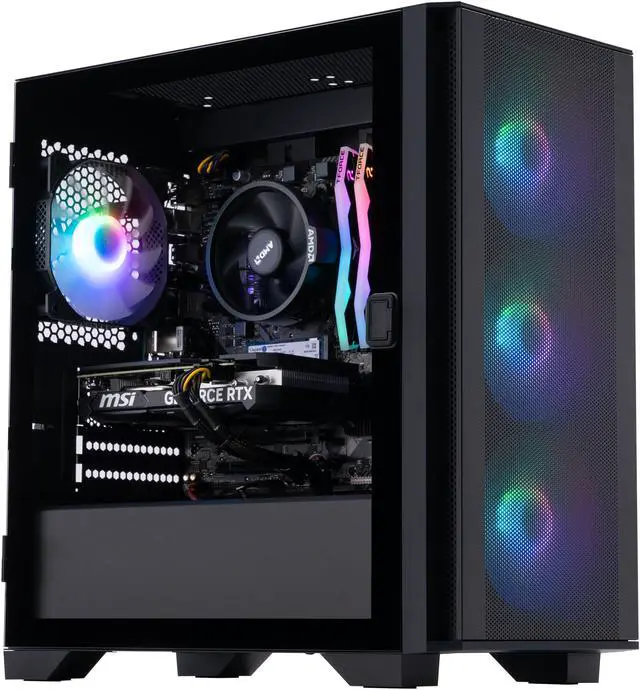 Main image of ABS Aquilon Ruby Gaming PC – Windows 11 – AMD Ryzen 7600 – GeForce RTX 4060 Ti 8GB – DLSS 3.5 - AI-Powered Performance - 32GB DDR5 6000MHz - 1TB M.2 NVMe SSD – AR76004060ti