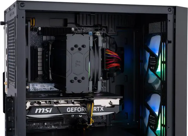 Alt view image 6 of 8 - ABS Orkan Aqua Gaming PC - Windows 11 - Intel i7 14700F - GeForce RTX 4070 - DLSS 3.5 - AI-Powered Performance - 32GB DDR5 6000MHz - 1TB M.2 NVMe SSD - OA14700F4070