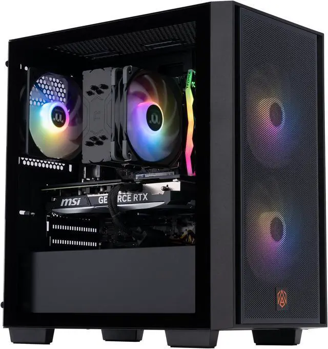 Main image of ABS Orkan Ruby Gaming PC - Windows 11 - Ryzen 7 7700X - GeForce RTX 4070 Super - DLSS 3.5 - AI-Powered Performance - 32GB DDR5 6000MHz - 1TB M.2 NVMe SSD - OR7700X4070S