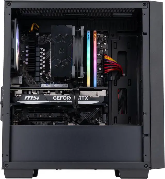 Alt view image 3 of 8 - ABS Orkan Ruby Gaming PC - Windows 11 - Ryzen 7 7700X - GeForce RTX 4070 Super - DLSS 3.5 - AI-Powered Performance - 32GB DDR5 6000MHz - 1TB M.2 NVMe SSD - OR7700X4070S