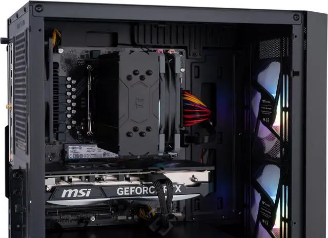 Alt view image 6 of 8 - ABS Orkan Ruby Gaming PC - Windows 11 - Ryzen 7 7700X - GeForce RTX 4070 Super - DLSS 3.5 - AI-Powered Performance - 32GB DDR5 6000MHz - 1TB M.2 NVMe SSD - OR7700X4070S
