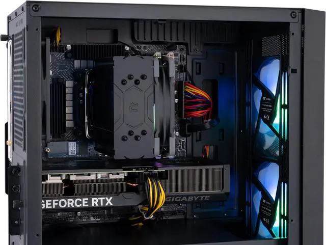 Alt view image 6 of 8 - ABS Orkan Aqua Gaming PC - Windows 11 - Intel i5 13400F - GeForce RTX 4070 - DLSS 3.5 - AI-Powered Performance - 32GB DDR5 6000MHz - 1TB M.2 NVMe SSD - OA13400F4070