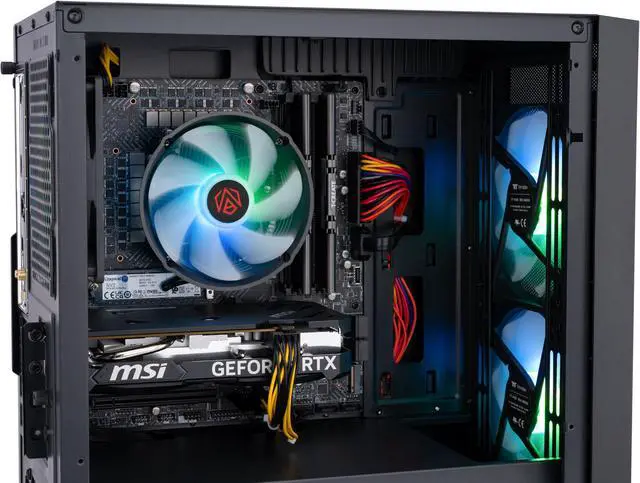 Alt view image 6 of 8 - ABS Orkan Aqua Gaming PC - Windows 11 - Intel i5 13400F - GeForce RTX 4060 8GB - DLSS 3 - AI-Powered Performance - 32GB DDR4 3200MHz - 1TB M.2 NVMe SSD - OA13400F4060