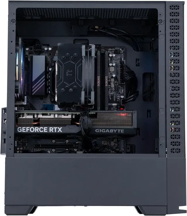 Alt view image 3 of 8 - ABS Cyclone Aqua Gaming PC - Windows 11 - Intel i5 13400F - GeForce RTX 4070 - DLSS 3.5 - AI-Powered Performance - 32GB DDR5 6000MHz - 1TB M.2 NVMe SSD - CA13400F40702