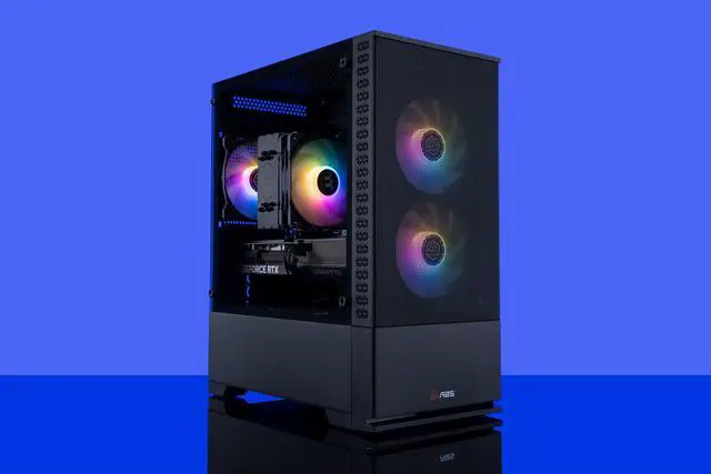 Alt view image 8 of 8 - ABS Cyclone Aqua Gaming PC - Windows 11 - Intel i5 13400F - GeForce RTX 4070 - DLSS 3.5 - AI-Powered Performance - 32GB DDR5 6000MHz - 1TB M.2 NVMe SSD - CA13400F40702