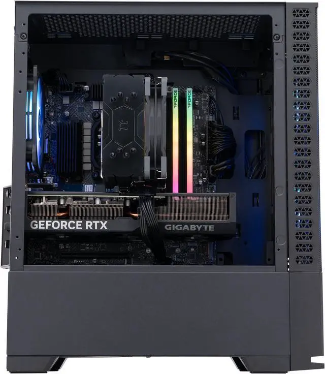 Alt view image 3 of 8 - ABS Cyclone Aqua Gaming PC - Windows 11 - Intel i5 13400F - GeForce RTX 4070 - DLSS 3.5 - AI-Powered Performance - 32GB DDR5 6000MHz - 1TB M.2 NVMe SSD - CA13400F40703