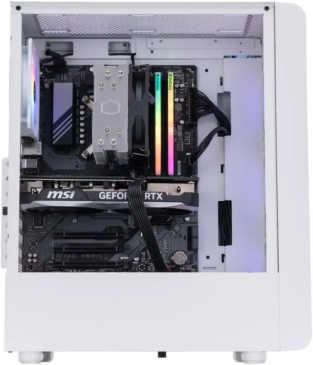 Alt view image 3 of 8 - ABS Stratos Aqua Gaming PC – Windows 11 – Intel i7 14700F – GeForce RTX 4070 Super – DLSS 3.5 - AI-Powered Performance - 32GB DDR5 6000MHz - 1TB M.2 NVMe SSD – SA14700F4070S5