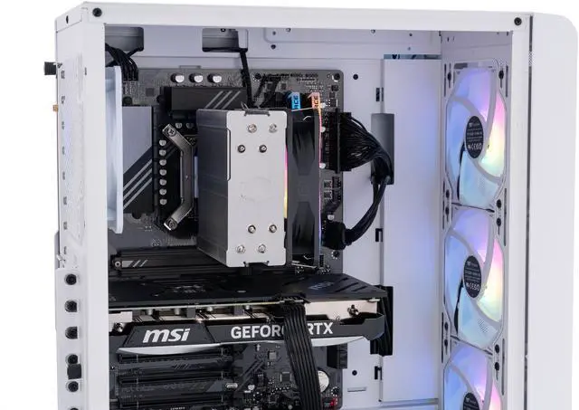 Alt view image 6 of 8 - ABS Stratos Aqua Gaming PC – Windows 11 – Intel i7 14700F – GeForce RTX 4070 Super – DLSS 3.5 - AI-Powered Performance - 32GB DDR5 6000MHz - 1TB M.2 NVMe SSD – SA14700F4070S5