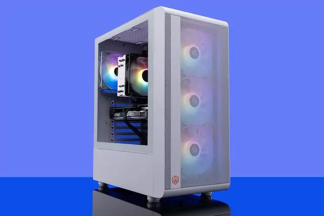 Alt view image 8 of 8 - ABS Stratos Aqua Gaming PC – Windows 11 – Intel i7 14700F – GeForce RTX 4070 Super – DLSS 3.5 - AI-Powered Performance - 32GB DDR5 6000MHz - 1TB M.2 NVMe SSD – SA14700F4070S5