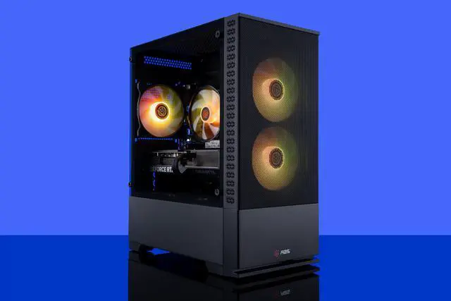 Alt view image 8 of 8 - ABS Cyclone Aqua Gaming PC - Intel i5 14400F - GeForce RTX 4070 - DLSS 3.5 - AI-Powered Performance - 32GB DDR5 6000MHz - 1TB M.2 NVMe SSD - CA14400F4070