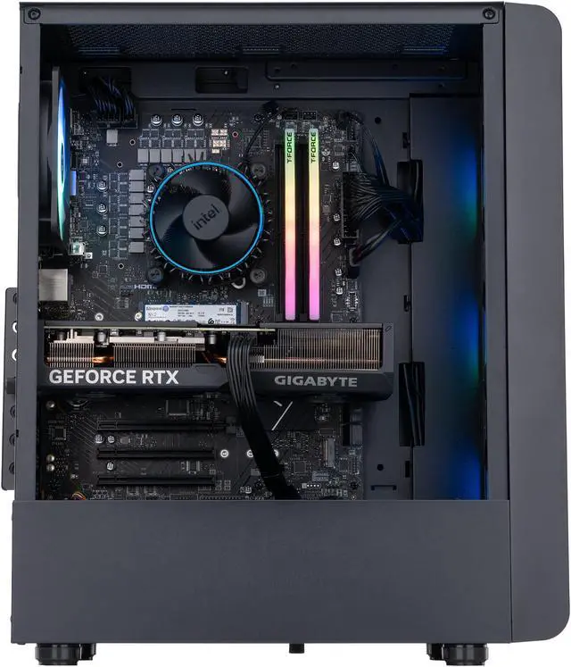 Alt view image 3 of 8 - ABS Stratos Aqua Gaming PC - Windows 11 - Intel i5 14400F - GeForce RTX 4070 Super - DLSS 3.5 - AI-Powered Performance - 32GB DDR5 6000MHz - 1TB M.2 NVMe SSD - SA14400F4070S