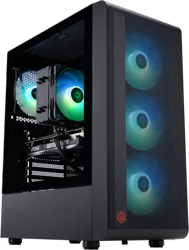 Main image of ABS Stratos Ruby Gaming PC - Windows 11 - Ryzen 5 7600X - GeForce RTX 4070 - DLSS 3.5 - AI-Powered Performance - 16GB DDR5 5600MHz - 1TB M.2 NVMe SSD - SR7600X4070