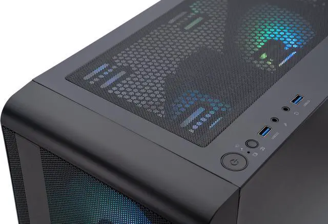 Alt view image 4 of 8 - ABS Stratos Ruby Gaming PC - Windows 11 - Ryzen 5 7600X - GeForce RTX 4070 - DLSS 3.5 - AI-Powered Performance - 16GB DDR5 5600MHz - 1TB M.2 NVMe SSD - SR7600X4070