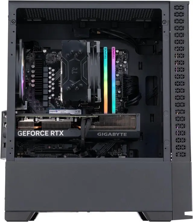 Alt view image 3 of 8 - ABS Cyclone Ruby Gaming PC - Windows 11 Home - Ryzen 7 7700X - GeForce RTX 4070 Super - DLSS 3.5 - AI-Powered Performance - 32GB DDR5 6000MHz - 1TB M.2 NVMe SSD - CR7700X4070S2