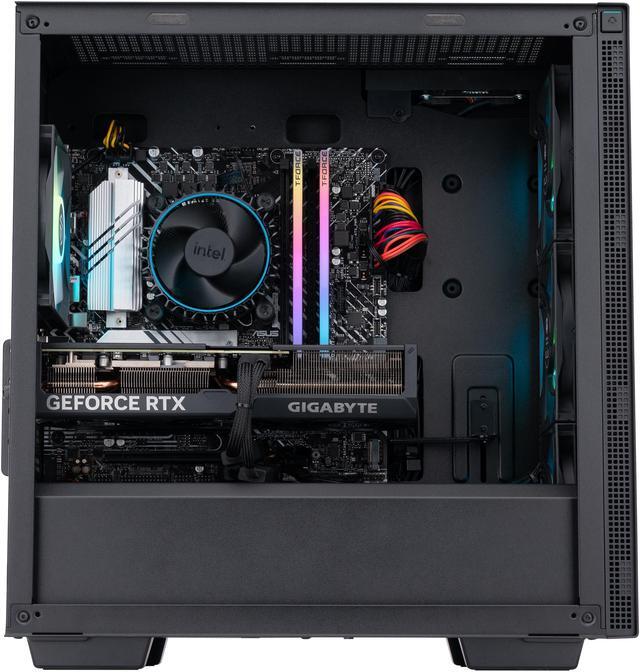 Alt view image 3 of 8 - ABS Aeolian-M Aqua Gaming PC - Windows 11 - Intel i5 14400F - GeForce RTX 4070 Super - DLSS 3.5 - AI-Powered Performance - 32GB DDR4 3200MHz - 1TB M.2 NVMe SSD - AMA14400F4070S