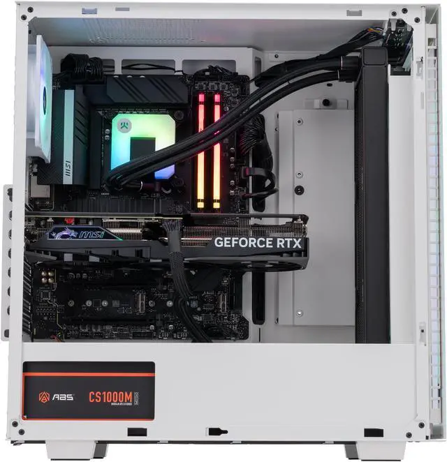 Alt view image 3 of 8 - ABS Tempest Aqua Gaming PC - Windows 11 - Intel i9 13900K - GeForce RTX 4070 Ti Super - DLSS 3 - AI-Powered Performance - 32GB DDR5 5600MHz - 1TB M.2 NVMe SSD - TA13900K4070TIS