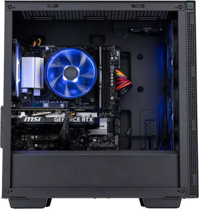 Alt view image 3 of 8 - ABS Aeolian-M Ruby Gaming PC - Windows 11 - Ryzen 5 5600 - GeForce RTX 4060 TI 16G - DLSS 3 - AI-Powered Performance - 16GB DDR4 3200MHz - 1TB M.2 NVMe SSD - AMR56004060TI16G