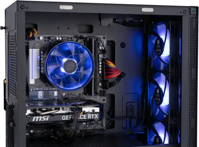 Alt view image 6 of 8 - ABS Aeolian-M Ruby Gaming PC - Windows 11 - Ryzen 5 5600 - GeForce RTX 4060 TI 16G - DLSS 3 - AI-Powered Performance - 16GB DDR4 3200MHz - 1TB M.2 NVMe SSD - AMR56004060TI16G