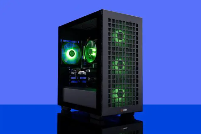 Alt view image 8 of 8 - ABS Aeolian-M Ruby Gaming PC - Windows 11 - Ryzen 5 5600 - GeForce RTX 4060 TI 16G - DLSS 3 - AI-Powered Performance - 16GB DDR4 3200MHz - 1TB M.2 NVMe SSD - AMR56004060TI16G