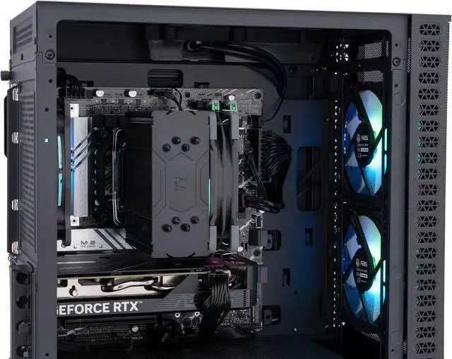 Alt view image 6 of 8 - ABS Cyclone Aqua Gaming PC Powered by Asus - Windows 11 - Intel i7 14700F - GeForce RTX 4060 - DLSS 3.5 - AI-Powered Performance - 32GB DDR5 6000MHz - 1TB M.2 NVMe SSD - CA14700F4060