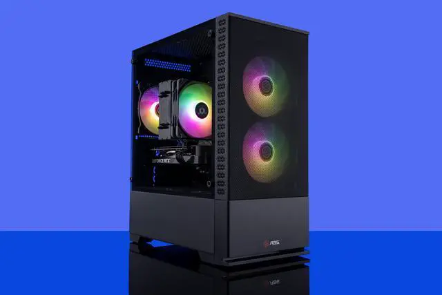 Alt view image 8 of 8 - ABS Cyclone Aqua Gaming PC Powered by Asus - Windows 11 - Intel i7 14700F - GeForce RTX 4060 - DLSS 3.5 - AI-Powered Performance - 32GB DDR5 6000MHz - 1TB M.2 NVMe SSD - CA14700F4060